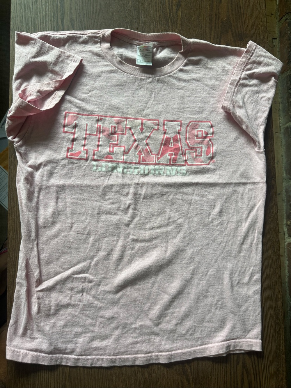 Fruit of the Loom Pink Texas Graphic Tee